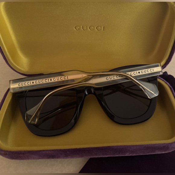 GUCCI ROUND-FRAME ACETATE SUNGLASSES - Picture 4 of 6